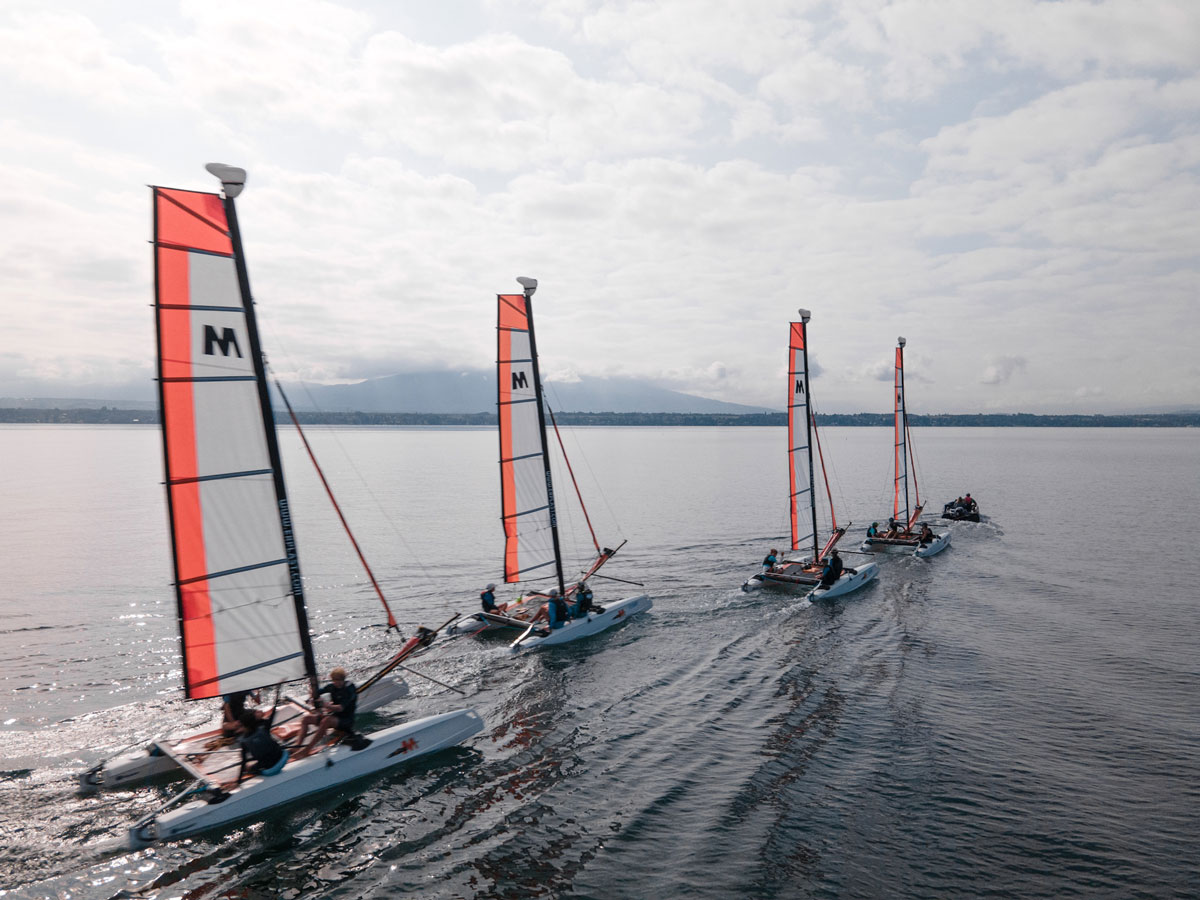 Sortie privée voile lac Léman